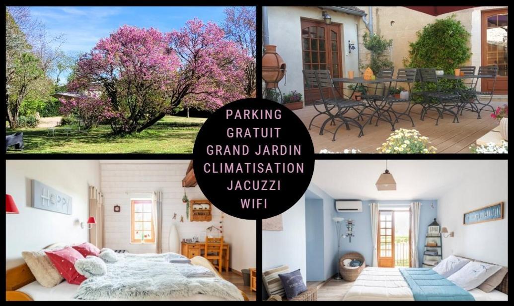 B&B Des Histoires D'Anges - Cote Jardin - Accueil Velo ตูร์นุส ภายนอก รูปภาพ