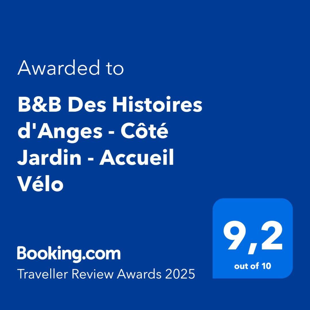 B&B Des Histoires D'Anges - Cote Jardin - Accueil Velo ตูร์นุส ภายนอก รูปภาพ